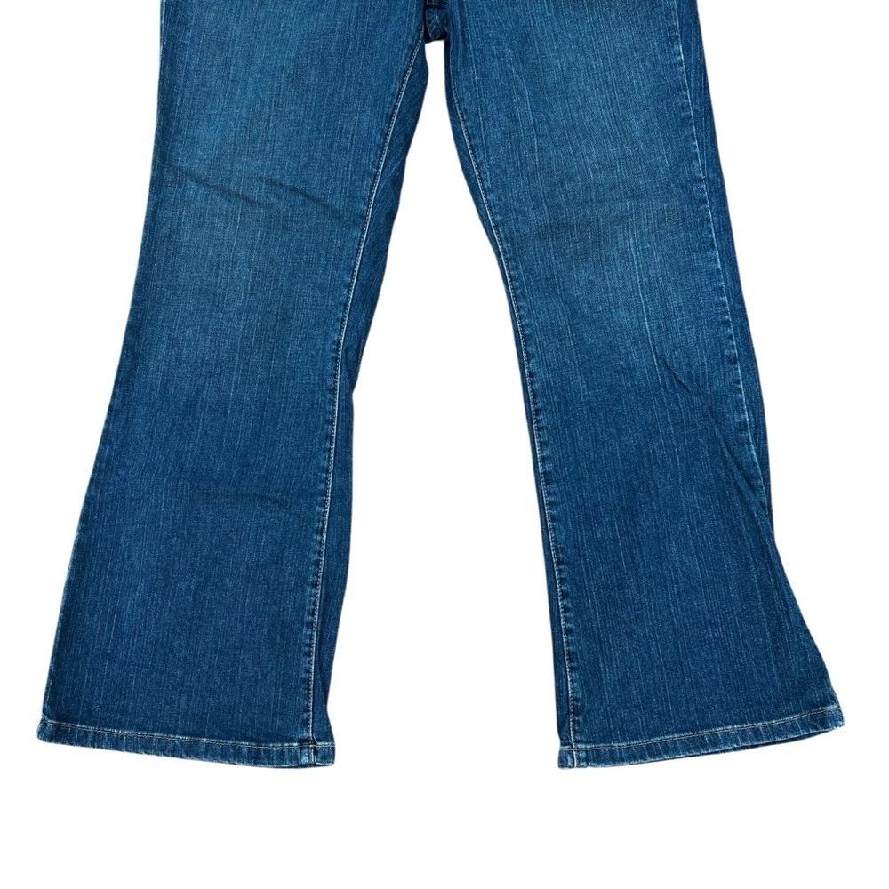 Calvin Klein Vintage Y2K Jeans Women's Flare 17N Blue Faded WB94A22 Size 16 L30 - Picture 3 of 13